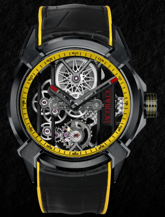 Jacob & Co. EPIC X RACING BLACK TITANIUM (YELLOW NEORALITHE INSERTS & INNER RING) Watch Replica EX110.21.AF.AI.ABARA Jacob and Co Watch Price Jacob & Co. EPIC X RACING BLACK TITANIUM (YELLOW NEORALITHE INSERTS & INNER RING) Watch Replica EX110.21.AF.AI.ABARA Jacob and Co Watch Price